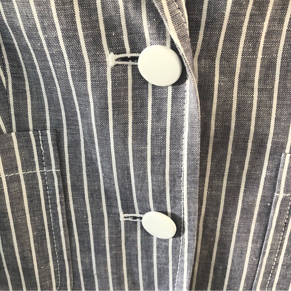 Blazer Kate Spade Broome Street blue & white pinstripe - Picture 3 of 5